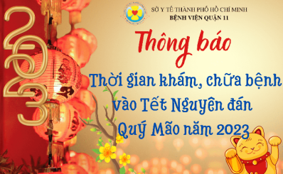 Thông báo thời gian khám, chữa bệnh vào Tết Nguyên đán Quý Mão năm 2023